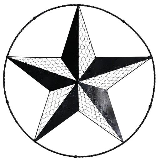 StyleCraft Star Perimeter 36" Dimensional Wall Art-0