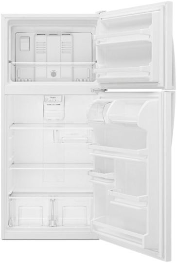 Whirlpool® 30" 18.3 Cu. Ft. White Top Freezer Refrigerator-1