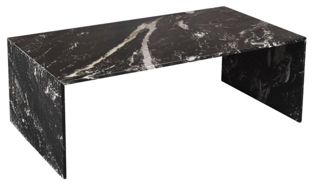 Meridian Furniture Lucca Black Marble Coffee Table-0