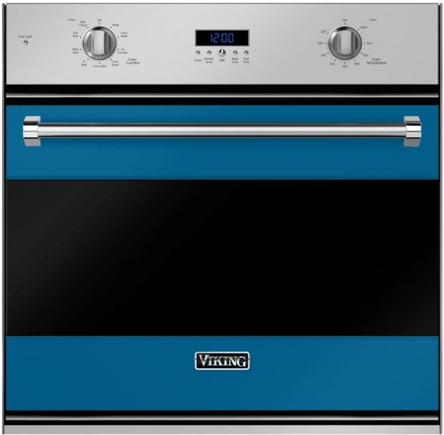 Viking® 3 Series 30" Alluvial Blue Single Electric Wall Oven-0