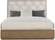 Hooker® Furniture Sonnet Savile Oatmeal/Wren King Upholstered Panel Bed-2