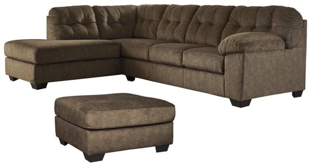 Signature Design by Ashley® Accrington 2-Piece Earth Sectional with Ottoman Set-0