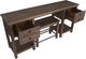 Magnussen Home® Smithton 2-Piece Homestead Brown Sofa Table and Stool Set-2