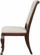 Coaster® Brockway 2-Piece Cream/Antique Java Dining Chairs-2