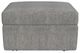 Flexsteel® Flex Gray Square Storage Ottoman-2