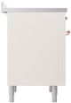 Ilve® Nostalgie II Series 36" Antique White Pro Style Induction Range-4