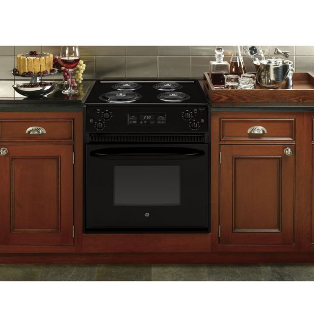 GE 27" Black Drop In Electric Range-4