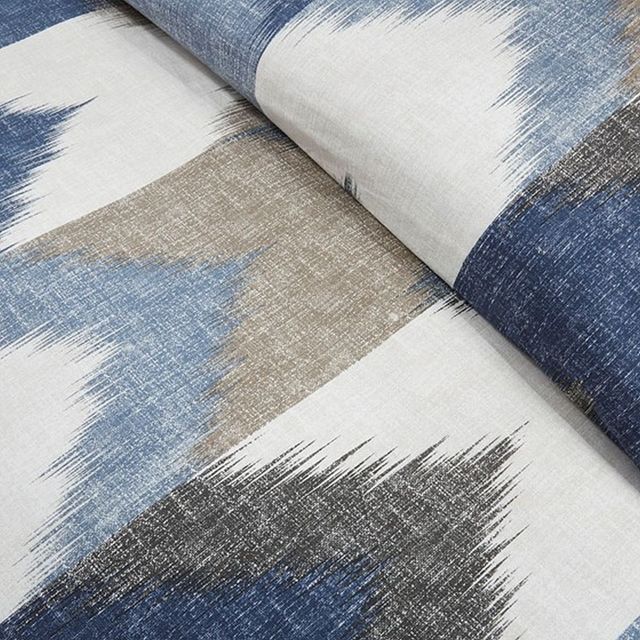 Olliix by INK+IVY Navy Full/Queen Alpine Cotton Duvet Cover Mini Set-3
