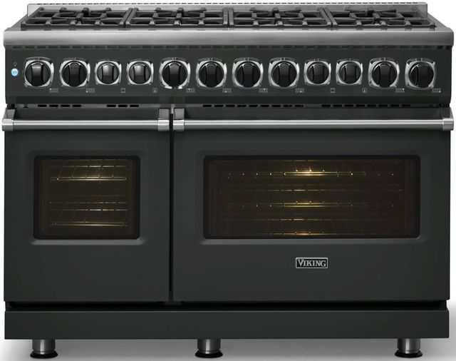 Viking® 7 Series 48'' Antique Bronze Pro Style Dual Fuel Sealed Burner Range-2
