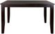 Mazin Furniture Crown Point 7-Piece Warm Merlot Counter Height Dining Table and Chair Set-1