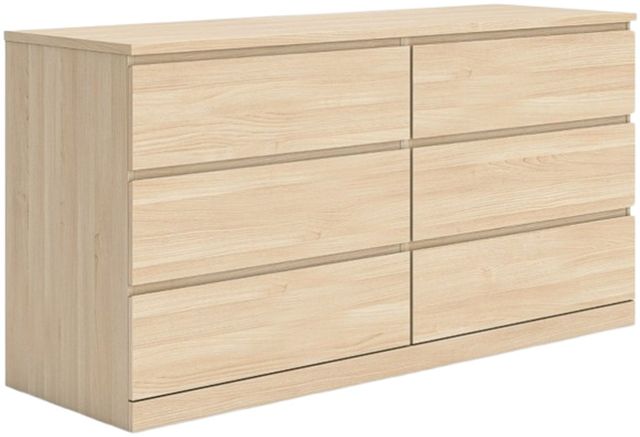 Signature Design by Ashley Onita Natural 6-Drawer Dresser | Brownie Furniture | Virginia, MN Signature Design by Ashley Onita Natural 6-Drawer Dresser | Brownie Furniture | Virginia, MN