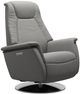 Stressless® by Ekornes® Customizable Max Medium Power Recliner with Moon Steel Base-0