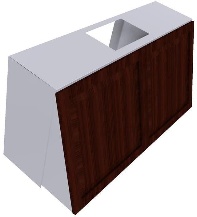 Vent-A-Hood® 48" White Tilt-Out Wall Mounted Range Hood-1