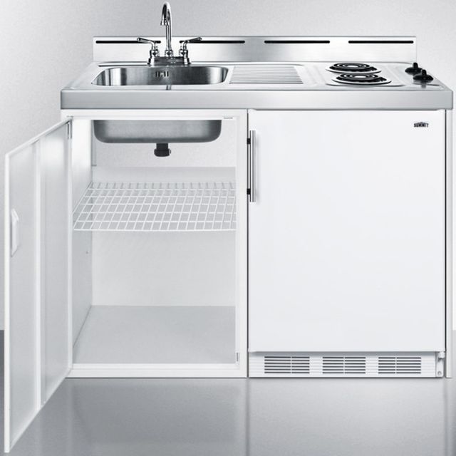 Summit® 48" White All-In-One Kitchenette-1