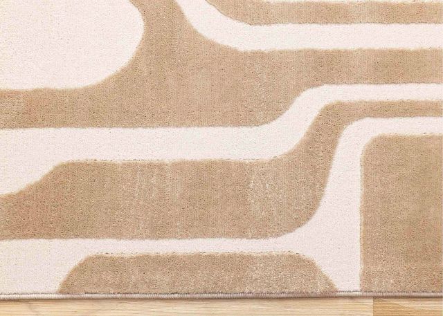 Kalora Interiors Leo Cream 5'x8' Style 2 Area Rug-3