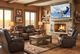 New Classic® Home Furnishings Nikko Brown Dual Power Reclining Sofa-0