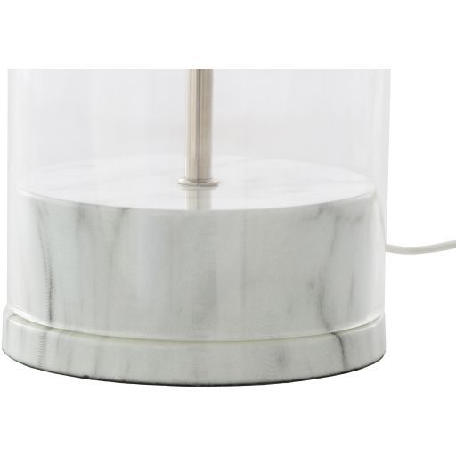 Surya Carthage White Glass Table Lamp-1