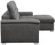 Mazin Furniture Alfio 2-Piece Gray Right-Arm Facing Pullout Sleeper Sectional and Hidden Storage Chaise-3