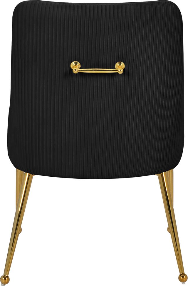 Meridian Furniture Ace Black/Gold Velvet Dining Chair-3