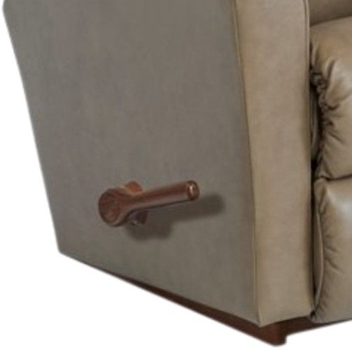 La-Z-Boy® Liam Pebble Leather Manual Rocking Recliner-3