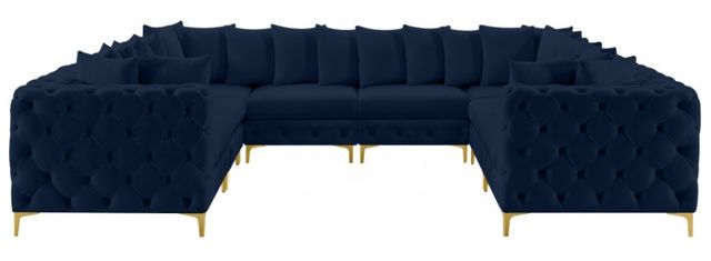 Meridian Furniture Tremblay 8-Piece Navy Modular Sectional Set-0