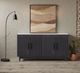 Legends Home Radiance Seal Skin Black 4-Door Cabinet-1