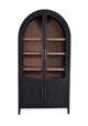 Bassett Mirror Fynn Black/Oak Display Cabinet-1