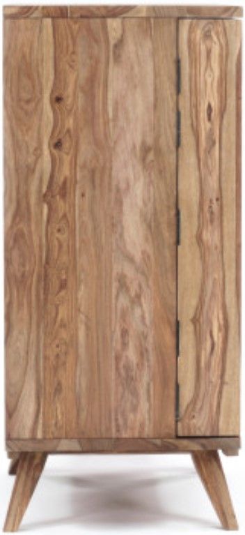 Porter International Designs Fusion Light Brown Bar Cabinet-2