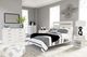 Signature Design by Ashley® Flannia 5-Piece White Queen Panel Headboard Bedroom Set-5