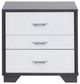 ACME Furniture Eloy Black/White Nightstand-2