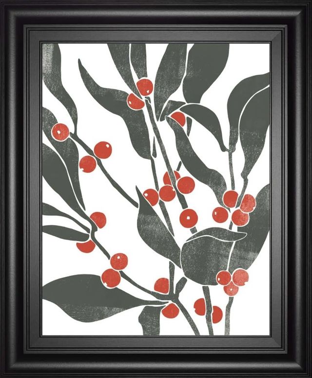 Classy Art Colorblock Berry Branch II by Emma Scarvey Wall Art-0