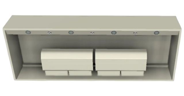 Vent-A-Hood® 66" Biscuit Wall Mounted Range Hood-3