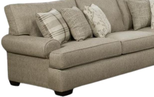 Corinthian Furniture Bryant 3-Piece Raffia L-Shape Sectional-1