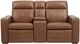Flexsteel® Dutch Cortado Brown Power Reclining Loveseat with Console-1
