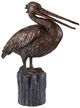 Currey & Company Bronze/Verdigris Pelican Sculpture-0