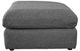 Porter International Designs Cullen Gray Ottoman-1