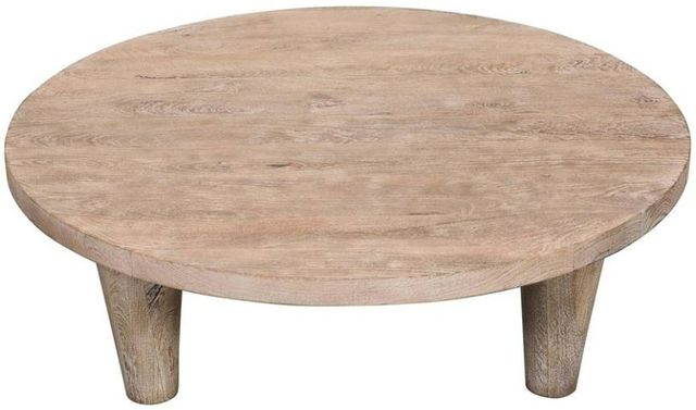 Jofran Inc. Origins Washed Sand Round Coffee Table-2