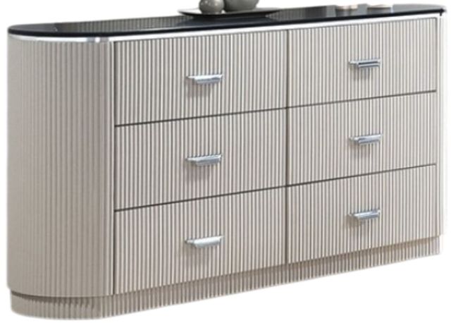 Furniture of America® Aldgate Light Gray Dresser-0