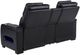 Coaster® Zuma Black Power Reclining Loveseat with Power Headrest-4