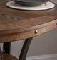 Powell® Franklin Brown Counter Table with Matte Black Base-5