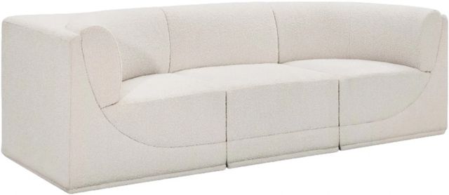 Meridian Furniture Ollie 3-Piece Cream Modular Sofa-0