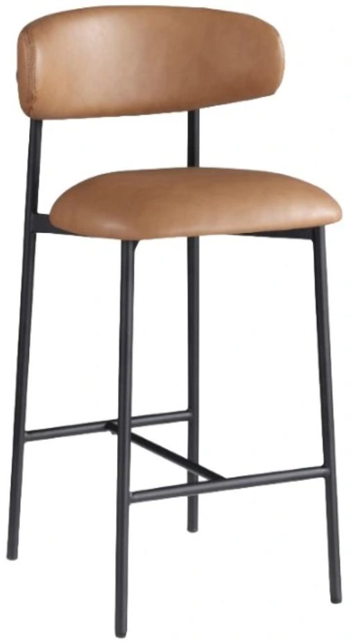 Meridian Furniture Lupita Cognac Counter Stool-0