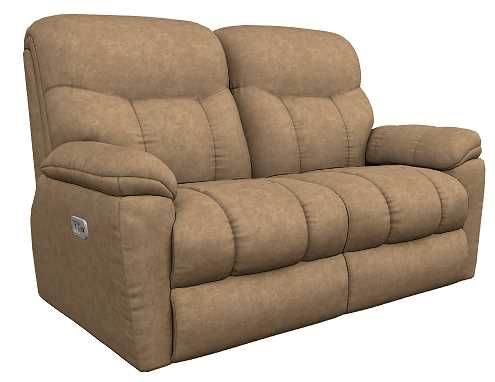 La-Z-Boy® Morrison Camel Power Reclining Loveseat with Headrest-0