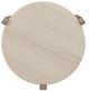 Bernards Trilogy Beige End Table with Toffee Base-3