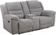 Coaster® Gilson Gray Manual Reclining Loveseat-0