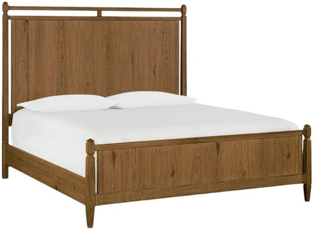 Bassett® Furniture Surry Truffle Oak King Panel Bed-0