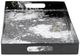 Sagebrook Home 3-Piece Black/White Rectangular Tray Set-4
