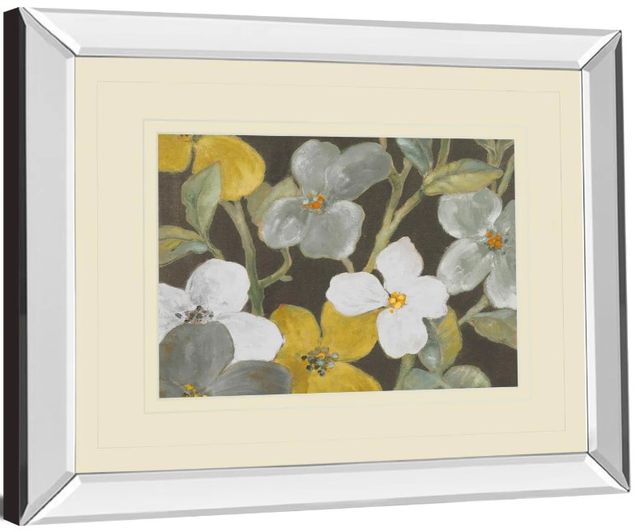 Classy Art Garden Party in Gray 1 by Lanie Loreth Mirror Framed Wall Art-1