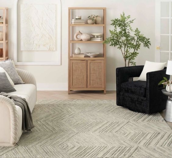 Nourison Home™ Graceful Gray 5'x7' Area Rug-1