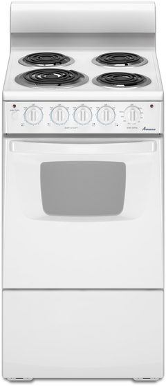 Amana® 20" White Freestanding Electric Range